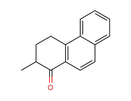 Molecular Structure of 3580-60-7 (2-methyl-3,4-dihydrophenanthren-1(2H)-one)