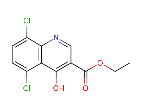 5,8-DICHLORO-4-HYDROXY-QUINOLINE-3-CARBOXYLIC ACID ETHYL ESTER
