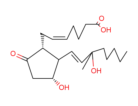 Molecular Structure of 55028-70-1 (15(R)-15-METHYL PROSTAGLANDIN E2)