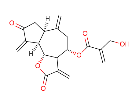 2-Hydroxymethylpropenoic acid dodecahydro-3,6,9-tris(methylene)-2,8-dioxoazuleno[4,5-b]furan-4-yl ester