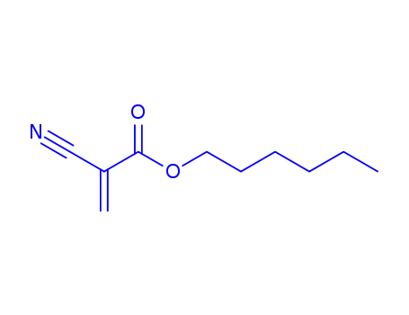 Molecular Structure of 3578-06-1 (hexyl 2-cyanoacrylate)