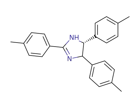 Molecular Structure of 35781-16-9 (CIS-2,4,5-TRIS(4-METHYLPHENYL)IMIDAZOLINE)
