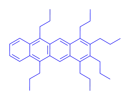 Molecular Structure of 358753-59-0 (1,2,3,4,6,11-HEXAPROPYLNATHPTHACENE)