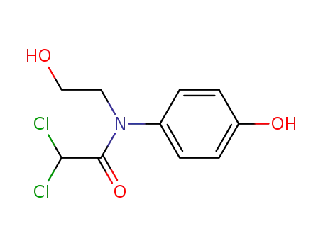 Molecular Structure of 3613-83-0 (2,2-dichloro-N-(2-hydroxyethyl)-N-(4-hydroxyphenyl)acetamide)