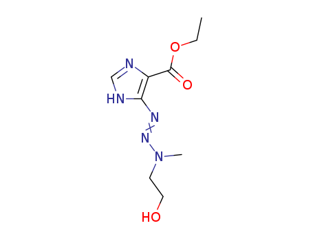 1H-Imidazole-4-carboxylicacid, 5-[3-(2-hydroxyethyl)-3-methyl-1-triazen-1-yl]-, ethyl ester cas  36137-95-8