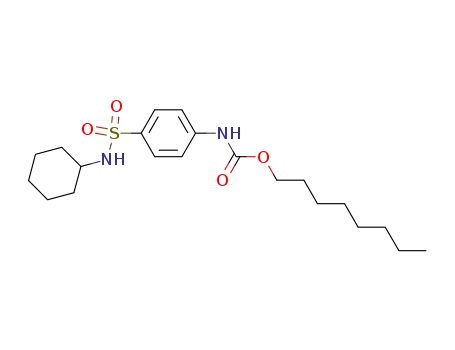 Molecular Structure of 35819-72-8 (octyl [4-(cyclohexylsulfamoyl)phenyl]carbamate)