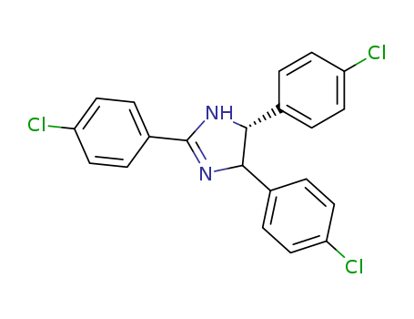 1H-Imidazole,2,4,5-tris(4-chlorophenyl)-4,5-dihydro-, (4R,5S)-rel-