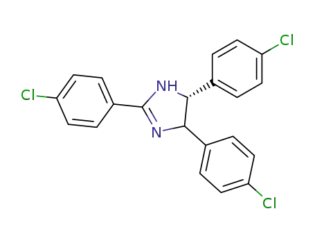Molecular Structure of 35920-98-0 (CIS-2,4,5-TRIS(4-CHLOROPHENYL)IMIDAZOLINE)