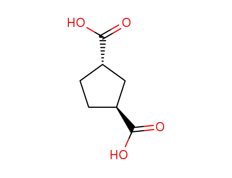 Molecular Structure of 36010-89-6 (1,3-Cyclopentanedicarboxylic acid, (1S-trans)- (9CI))