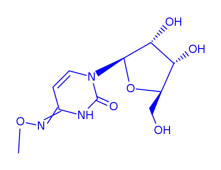Molecular Structure of 85373-30-4 (N-methoxycytidine)