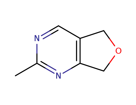 Molecular Structure of 36267-74-0 (Furo[3,4-d]pyrimidine, 5,7-dihydro-2-methyl- (9CI))