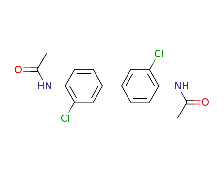 Molecular Structure of 35958-51-1 (3,3'-dichloro-N,N'-diacetylbenzidine)