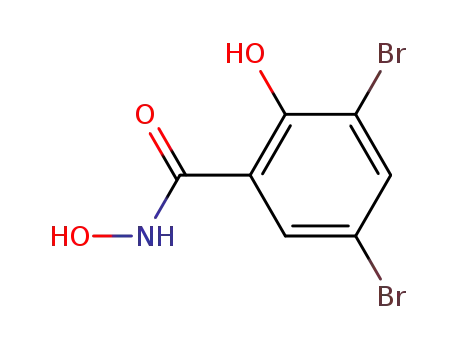 3,5-dibromo-N,2-dihydroxybenzamide
