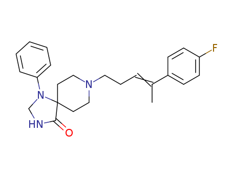1,3,8-Triazaspiro[4.5]decan-4-one,8-[4-(4-fluorophenyl)-3-penten-1-yl]-1-phenyl-