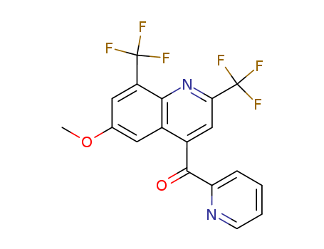 [6-Methoxy-2,8-bis(trifluoromethyl)-4-quinolinyl](2-pyridinyl)methanon e