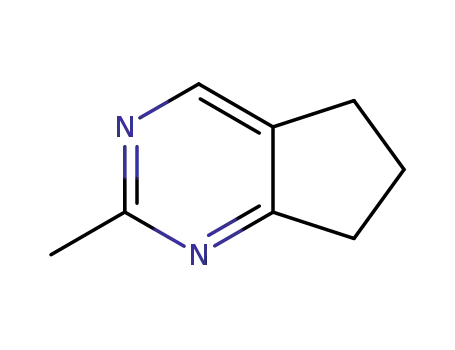 Molecular Structure of 36274-29-0 (5H-Cyclopentapyrimidine, 6,7-dihydro-2-methyl- (9CI))