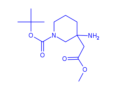 tert-butyl 3-aMino-3-(2-Methoxy-2-oxoethyl)piperidine-1-carboxylate