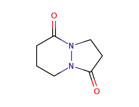 Molecular Structure of 36161-92-9 (1H-Pyrazolo[1,2-a]pyridazine-1,5(6H)-dione,  tetrahydro-)