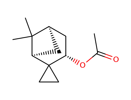 (+)-(1R,3S)-6,6-Dimethylspiro<bicyclo<3.1.1>heptane-2,1'-cyclopropan>-3-yl acetate