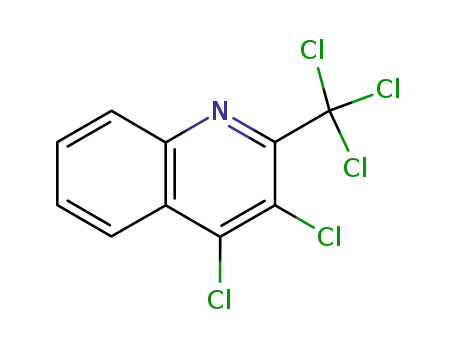 Molecular Structure of 79325-33-0 (3,4-dichloro-2-(trichloromethyl)quinoline)