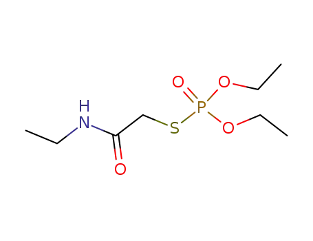 Molecular Structure of 35842-07-0 (O,O-diethyl S-[2-(ethylamino)-2-oxoethyl] phosphorothioate)