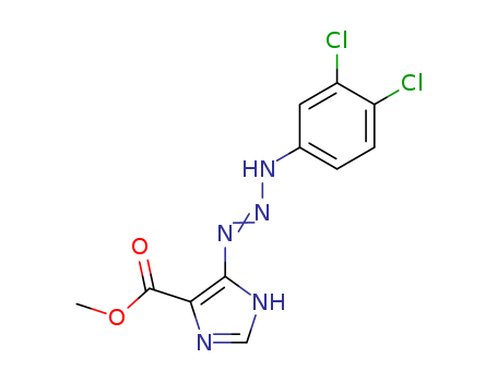 1H-Imidazole-4-carboxylicacid, 5-[3-(3,4-dichlorophenyl)-2-triazen-1-yl]-, methyl ester cas  36137-93-6