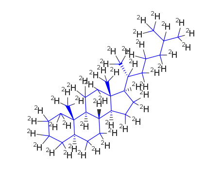 Molecular Structure of 205529-74-4 (D4 C27 ALPHA ALPHA ALPHA (20R) CHOLESTANE)