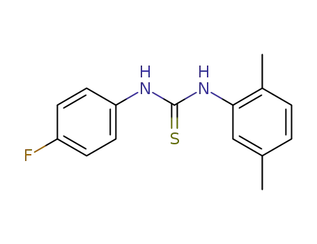 N-(2,5-dimethylphenyl)-N'-(4-fluorophenyl)thiourea