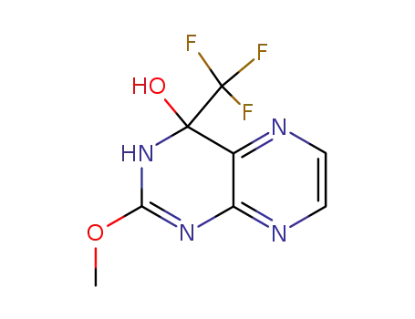 4-(Trifluoromethyl)-3,4-dihydro-2-methoxypteridin-4-ol