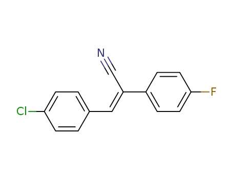 (Z)-3-(4-CHLOROPHENYL)-2-(4-FLUOROPHENYL)ACRYLONITRILECAS