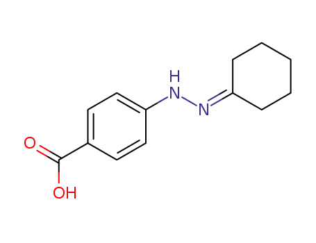 Molecular Structure of 385406-36-0 (4-cyclohexylidenehydrazino-benzoic acid)