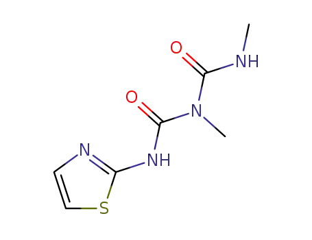 Molecular Structure of 36305-77-8 (N,2-dimethyl-N'-2-thiazolyl-Imidodicarbonic diamide)