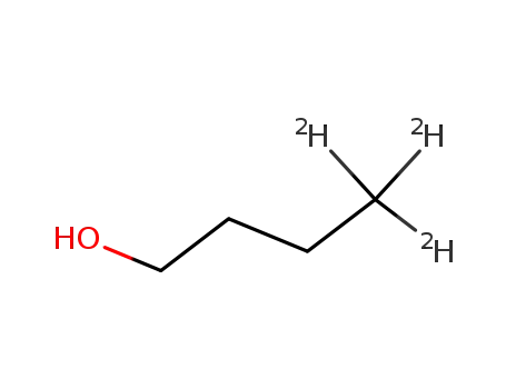 Molecular Structure of 64156-70-3 (1-BUTANOL-4,4,4-D3)
