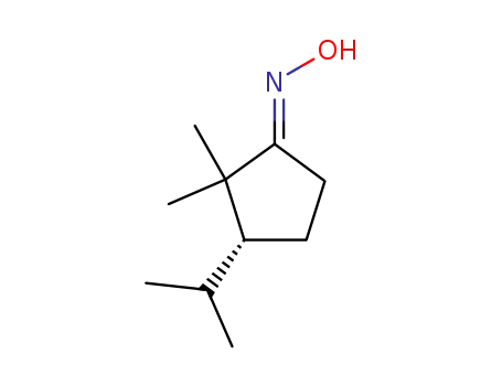 Cyclopentanone, 2,2-dimethyl-3-(1-methylethyl)-, oxime, (1E,3R)- (9CI)