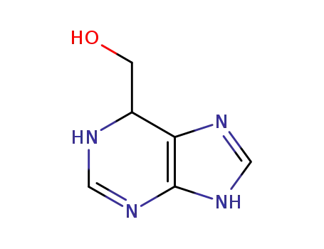 Molecular Structure of 36361-68-9 (6,7-Dihydro-1H-purine-6-methanol)