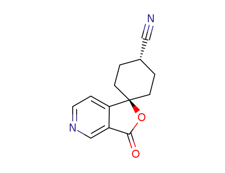trans-3-oxo-3H-spiro[5-aza-2-benzofuran-1,1'-cyclohexane]-4'-carbonitrile