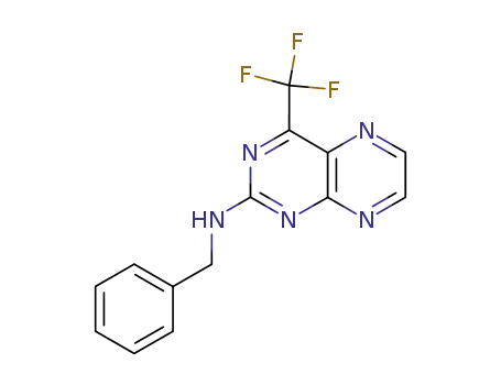 Molecular Structure of 32706-27-7 (N-Benzyl-4-(trifluoromethyl)pteridin-2-amine)