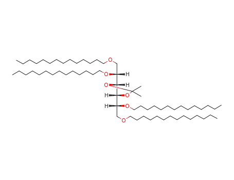 Molecular Structure of 128229-34-5 ((4R,5R)-4,5-Bis-((R)-1,2-bis-tetradecyloxy-ethyl)-2,2-dimethyl-[1,3]dioxolane)