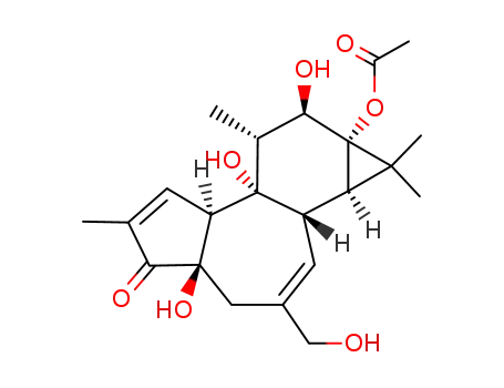 Molecular Structure of 32752-29-7 (PHORBOL 13-ACETATE)