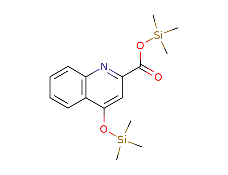 Molecular Structure of 36972-84-6 (4-[(Trimethylsilyl)oxy]-2-quinolinecarboxylic acid trimethylsilyl ester)