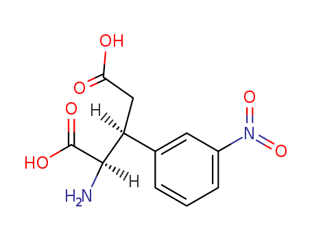 D-Glutamic acid,3-(3-nitrophenyl)-, (3S)-rel- (9CI) cas  36727-99-8