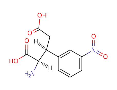 Molecular Structure of 36727-99-8 (3-(3-nitrophenyl)glutamic acid)
