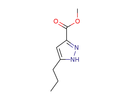 Molecular Structure of 326922-48-9 (1H-Pyrazole-3-carboxylicacid,5-propyl-,methylester(9CI))