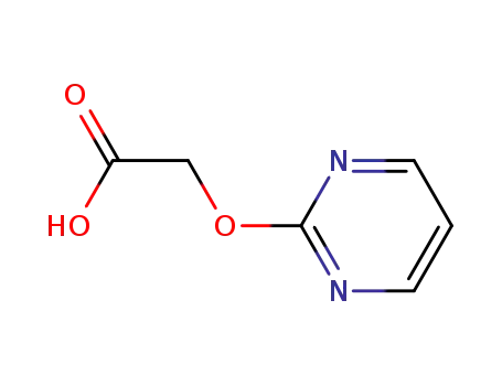 아세트산, (2-피리미디닐옥시)-(9CI)