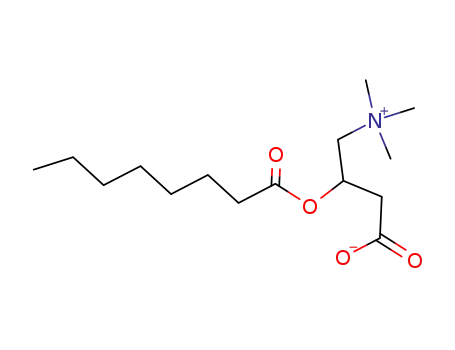 Molecular Structure of 3671-77-0 (octanoylcarnitine)
