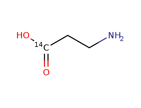 Molecular Structure of 36724-63-7 (ALANINE, BETA-[1-14C])