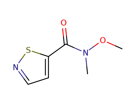 N-methoxy-N-methylisothiazole-5-carboxamide
