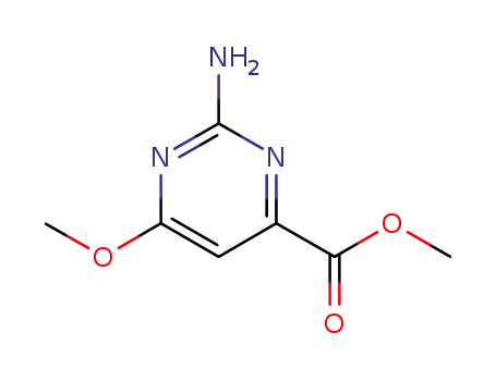 4-Pyrimidinecarboxylicacid,2-amino-6-methoxy-,methylester(9CI)
