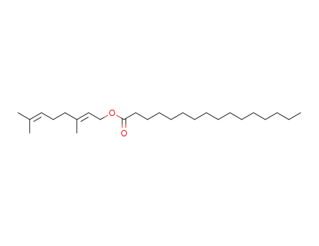 Hexadecanoic acid,(2E)-3,7-dimethyl-2,6-octadien-1-yl ester