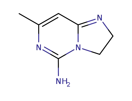 Molecular Structure of 32705-68-3 (Imidazo[1,2-c]pyrimidine, 5-amino-2,3-dihydro-7-methyl- (8CI))